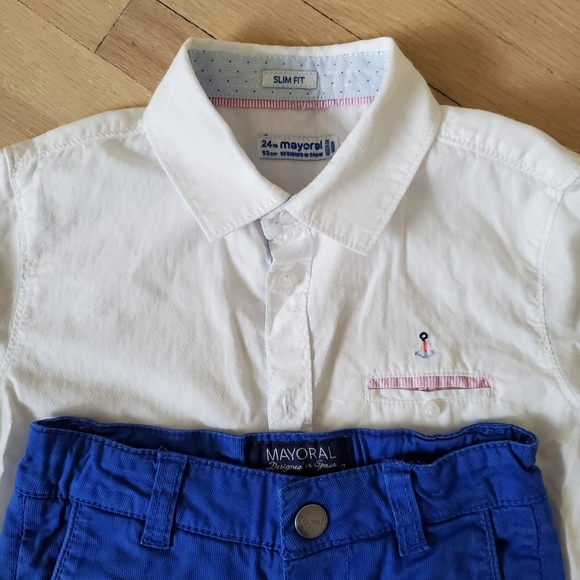 Mayoral Shirt & Short Outfit - Picture 3 of 3